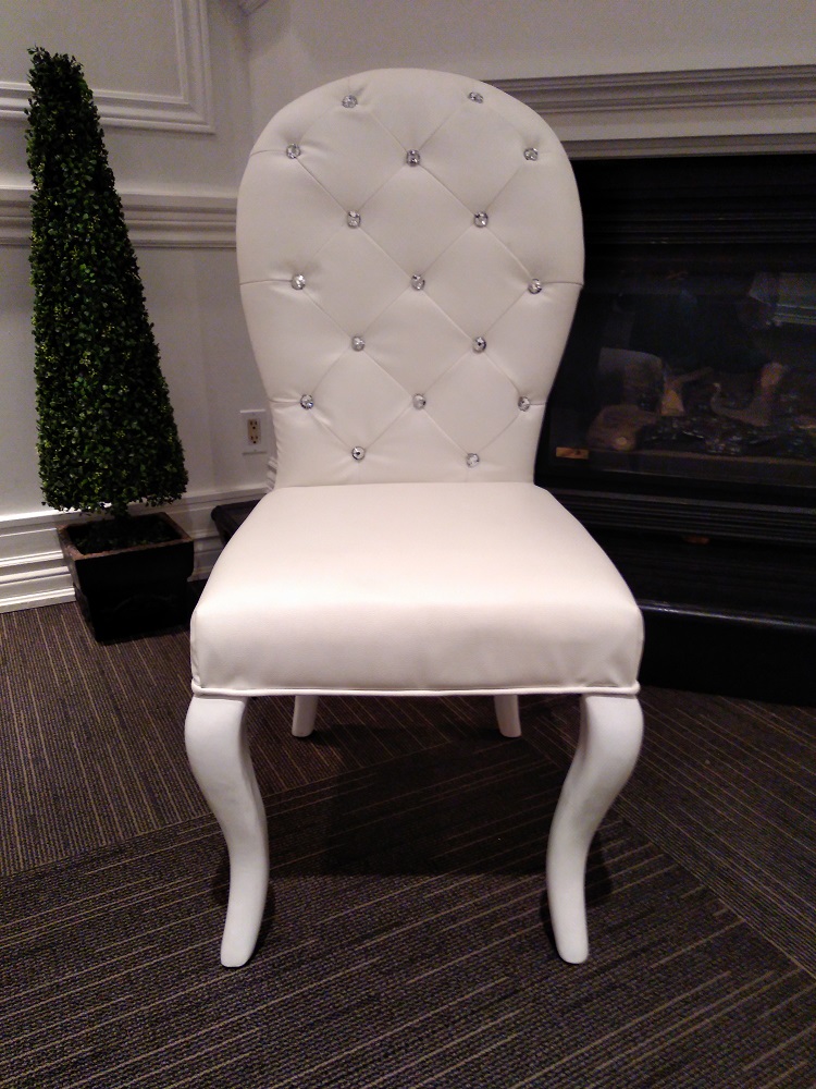 White Bride and Groom Chair